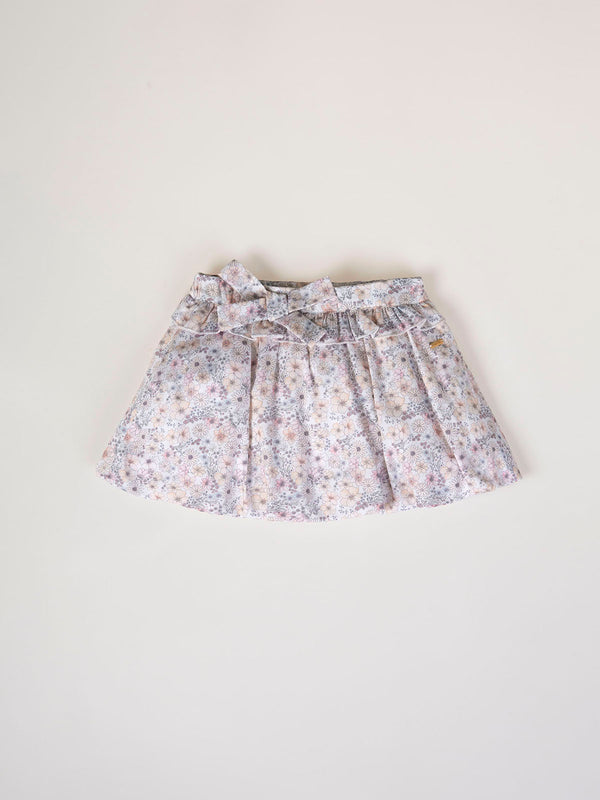 PINK FLOWER BALLOON SKIRT