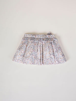 PINK FLOWER BALLOON SKIRT