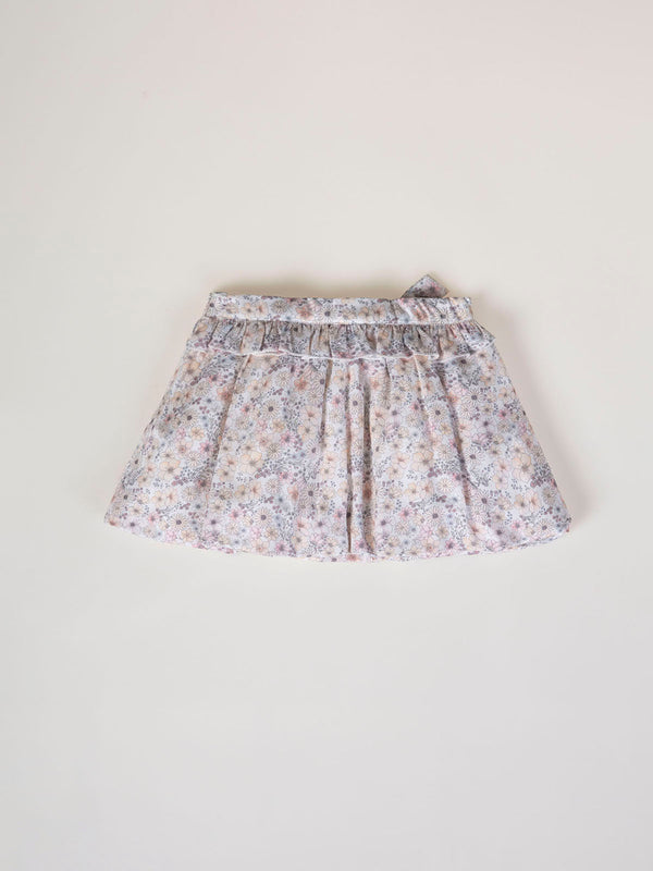 PINK FLOWER BALLOON SKIRT