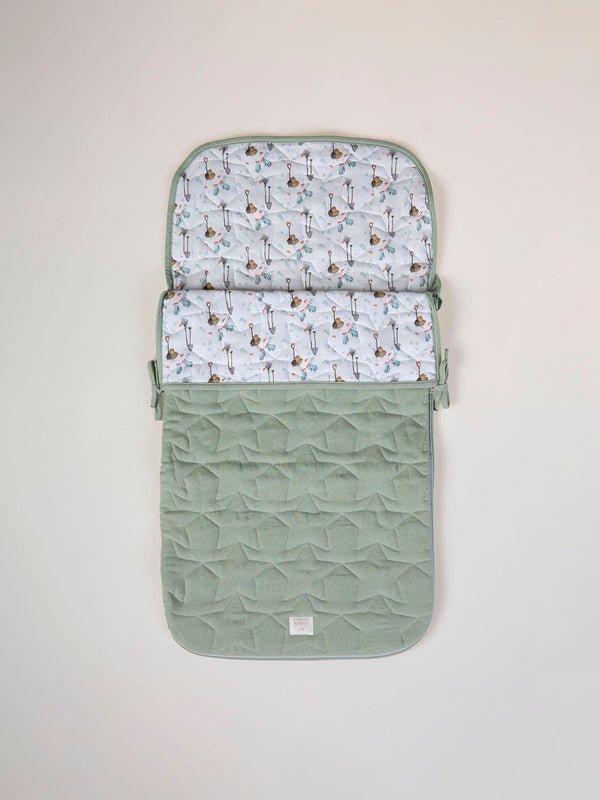 LIGHT GREEN PRINTED BABY SLEEPING BAG