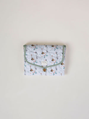 LIGHT GREEN GARDEN PRINT CHANGING MAT