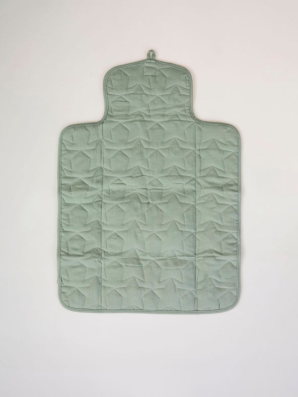 LIGHT GREEN GARDEN PRINT CHANGING MAT