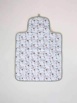 LIGHT GREEN GARDEN PRINT CHANGING MAT