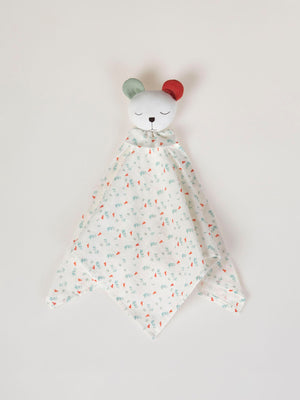 DUODUO LIGHT GREEN BRANCH PRINTED TEDDY BEAR