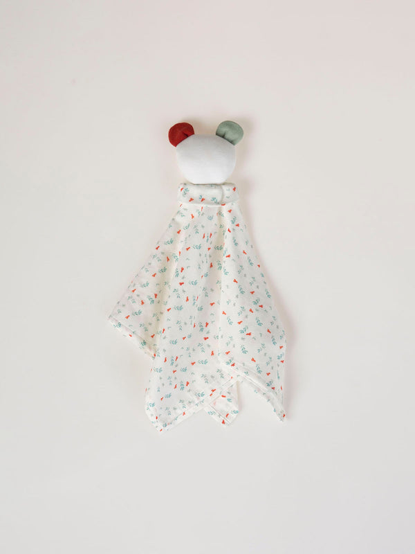 DUODUO LIGHT GREEN BRANCH PRINTED TEDDY BEAR