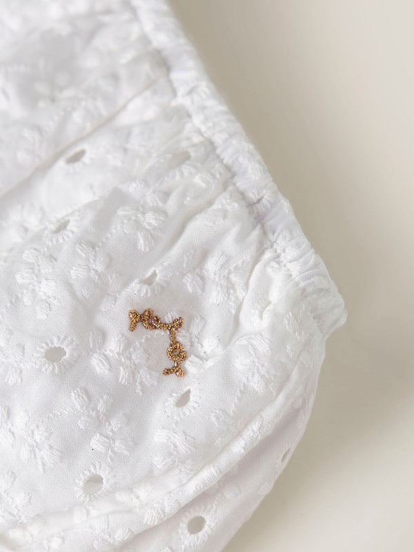 MINI CON BRAGUITA PLUMETI VOLUMEN MARFIL