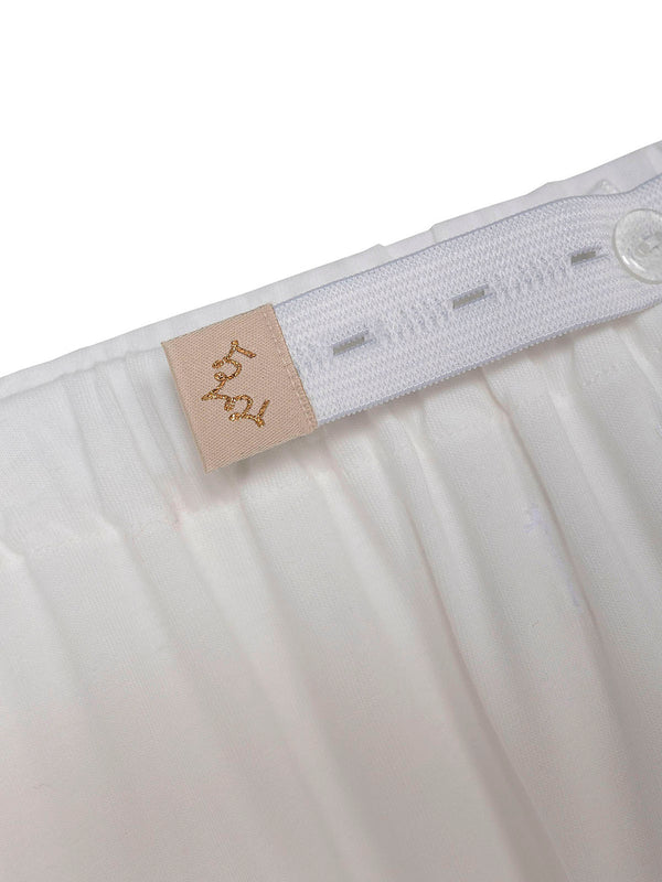 Cancan comunión blanco roto