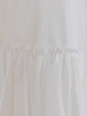 Cancan comunión blanco roto