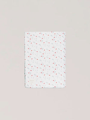 LIGHT GREEN TWIG PRINT BLANKET