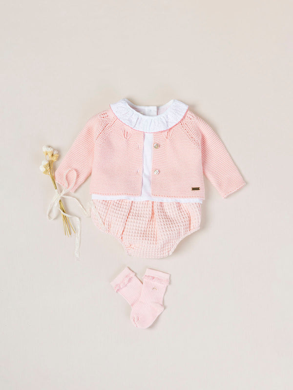 BASIC ROMPER LIGHT PINK