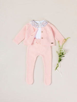 PINK LINKS KNITTED LEGGINGS