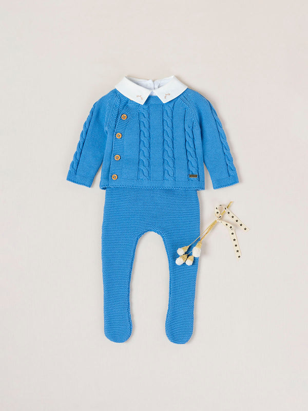 BLUE RANGLIAN AND EIGHT SLEEVE JERSEY