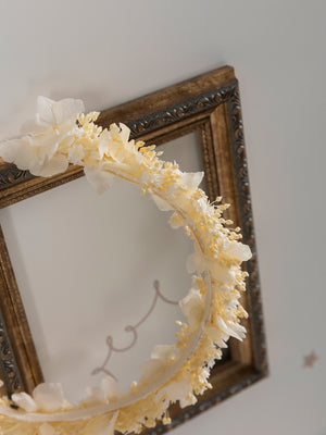 VALENTINA FLOWER CROWN PURE WHITE