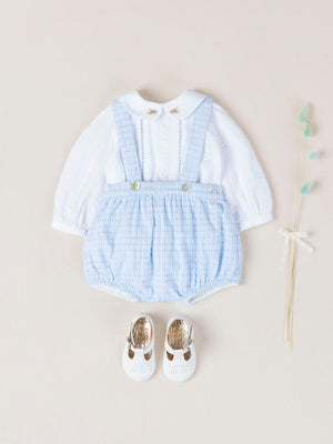 BLUSA ESTRUCTURA CUELLO SATÉN BLANCO ROTO