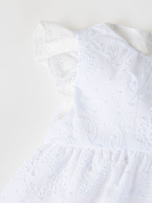 MINI WITH PLUMETI PANTIES PURE WHITE EMBROIDERY