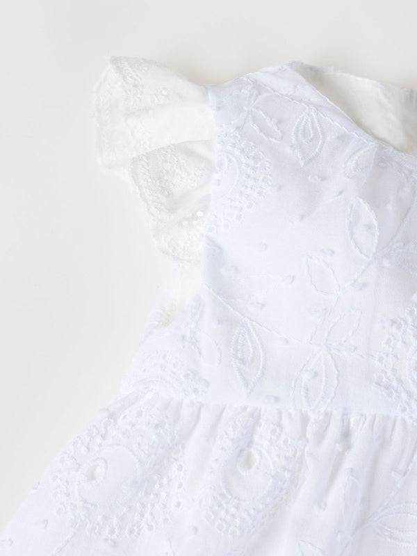 MINI WITH PLUMETI PANTIES PURE WHITE EMBROIDERY