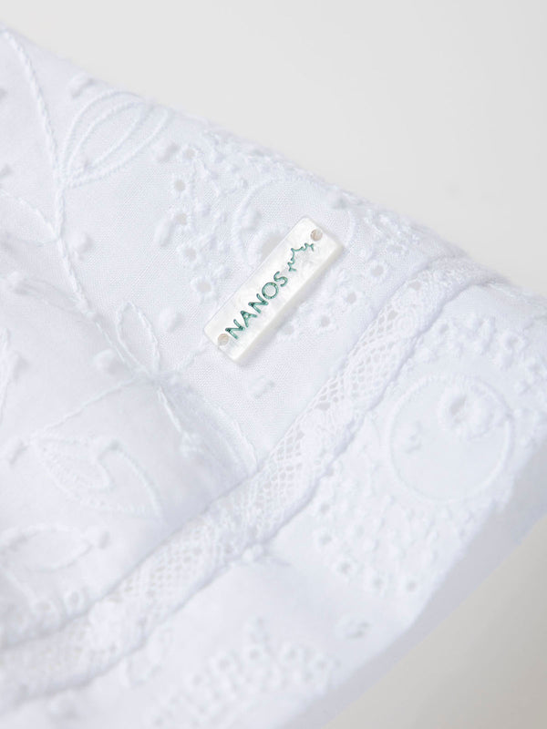 MINI WITH PLUMETI PANTIES PURE WHITE EMBROIDERY