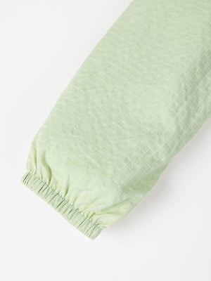 LIGHT GREEN WIND BREAKER JACKET