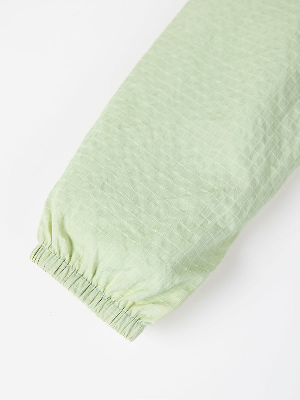 LIGHT GREEN WIND BREAKER JACKET