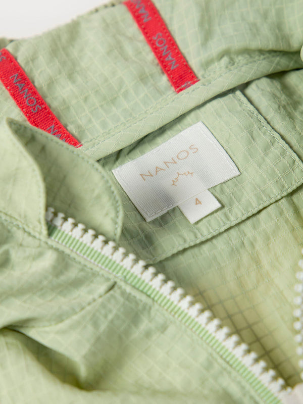 LIGHT GREEN WIND BREAKER JACKET