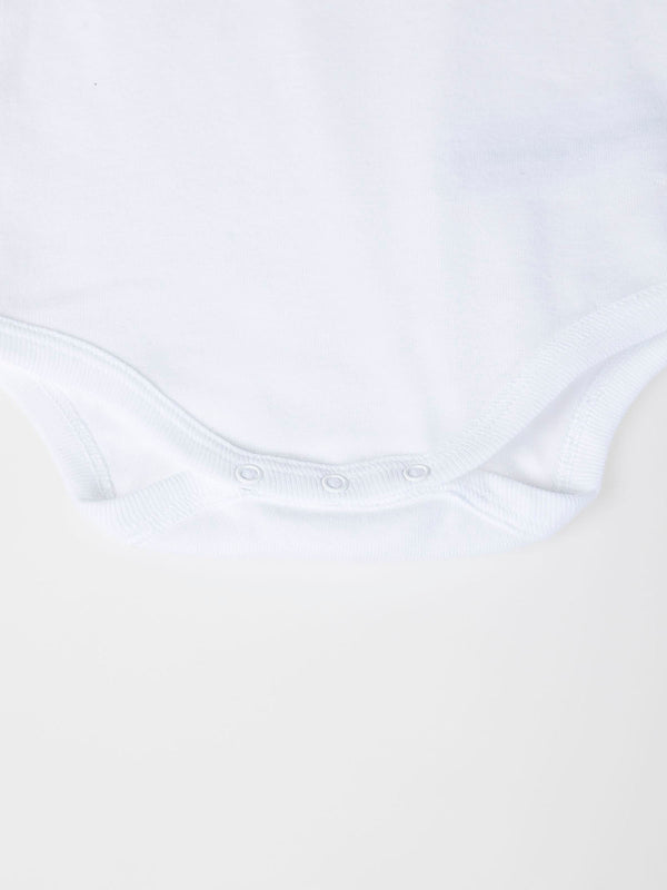 SHORT SLEEVE BODY WITH OFF-WHITE TWIG PRINT NECK