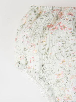 LIGHT GREEN FANTASY BAMBOO PRINT FROG