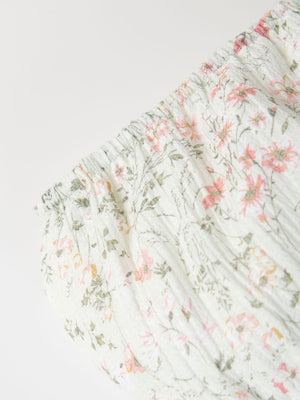 LIGHT GREEN FANTASY BAMBOO PRINT FROG