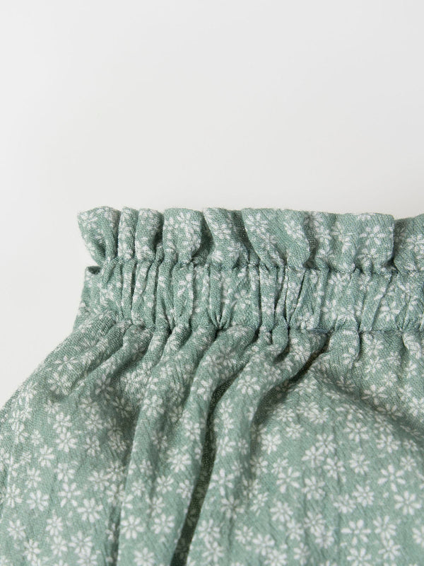 FROG WITH BOW PRINTED FLOWERS CREAM