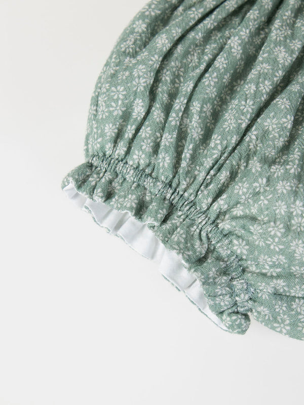 FROG WITH BOW PRINTED FLOWERS CREAM