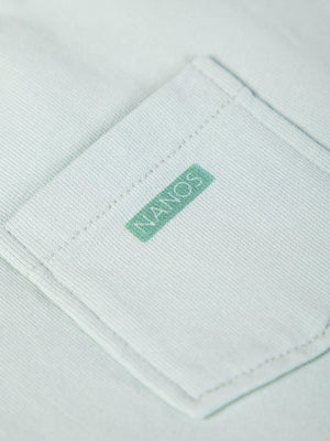 LIGHT GREEN TOWEL PATCH PLUSH SHORTS