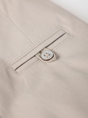 CREAM TWILL SHORTS