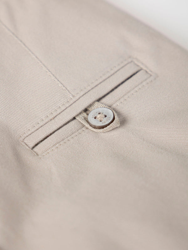 CREAM TWILL SHORTS