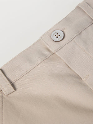 SAND CANVAS CHINO PANTS