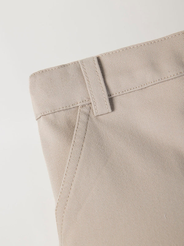 SAND CANVAS CHINO PANTS
