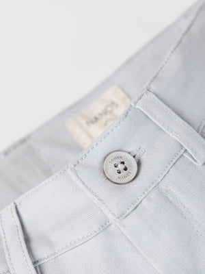 GREY TWILL FIVE POCKET PANTS