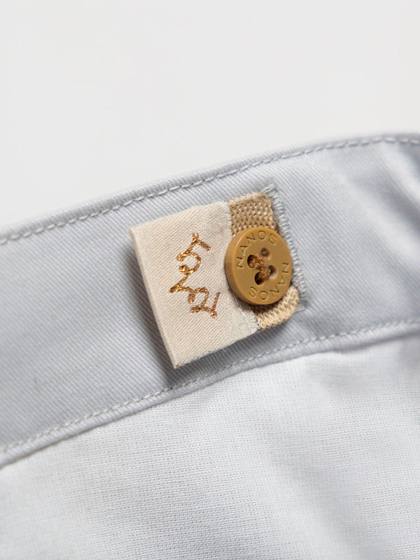 GREY TWILL FIVE POCKET PANTS