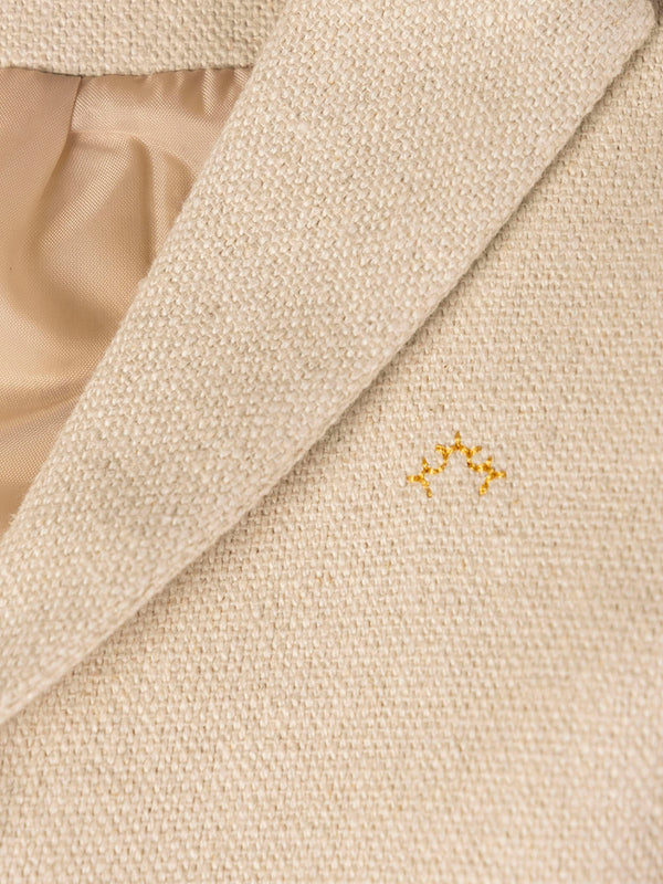 BEIGE TWO BUTTON BLAZER
