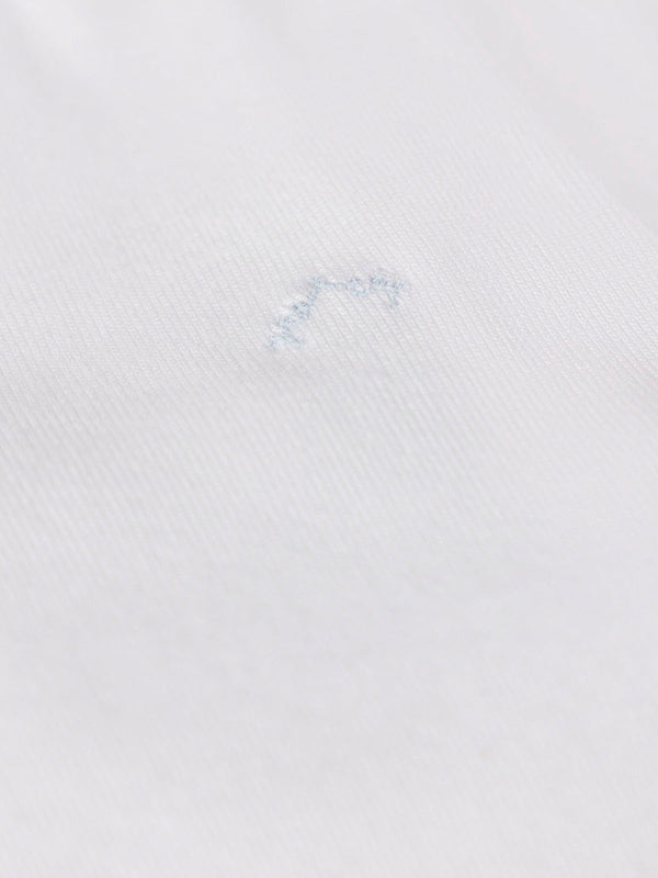 BLUE CROSSED LONG SLEEVE BODYSUIT