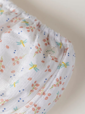 FROG FABRIC FANTASY STRUCTURE PRINT DRAGONFLIES CREAM