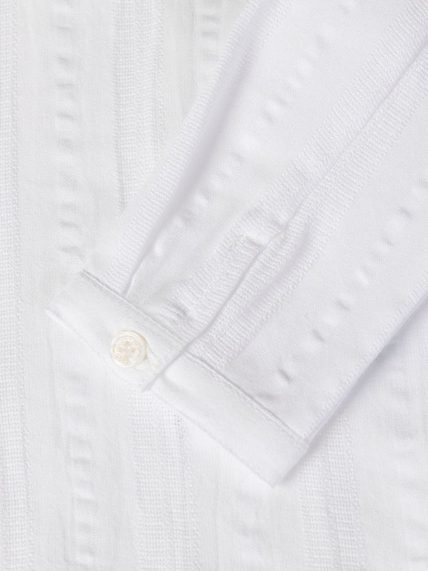 CAMISA ESTRUCTURA BOLSILLO BLANCO ROTO