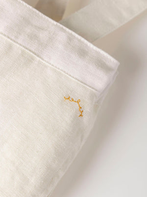 SHORTS WITH REMOVABLE BRACES PURE WHITE