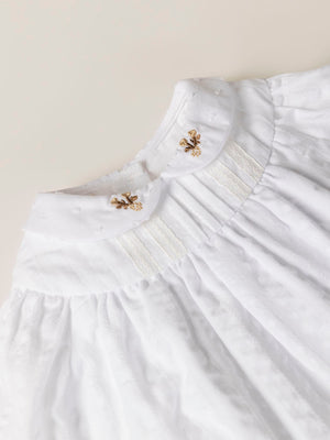 MAMELUCO ESTRUCTURA CUELLO PLUMETI MARFIL