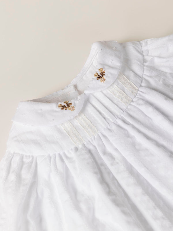 MAMELUCO ESTRUCTURA CUELLO PLUMETI MARFIL