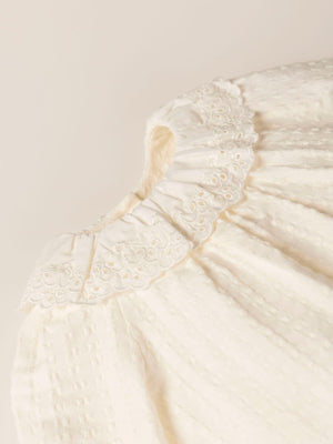 MAMELUCO CUELLO BORDADO BLANCO PURO