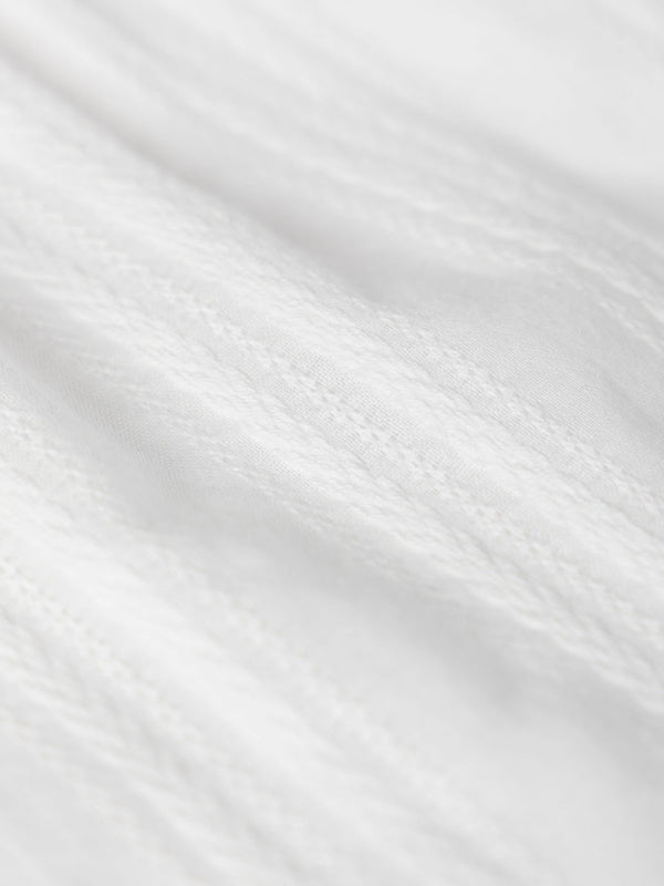 FALSE PLAIN CREAM BLOUSE