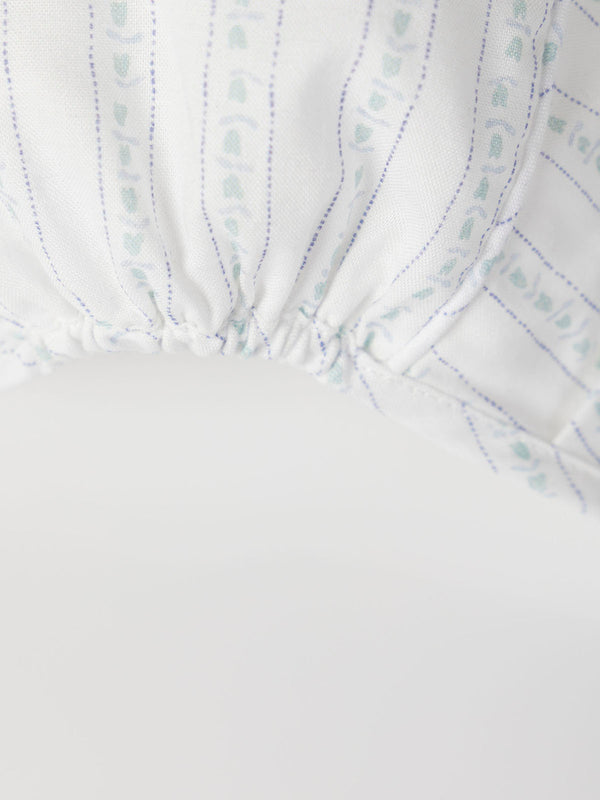 CREAM FLOWER PRINTED HOOD