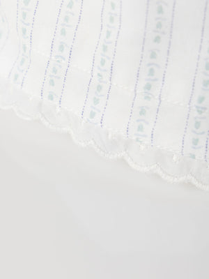 CREAM FLOWER PRINTED HOOD