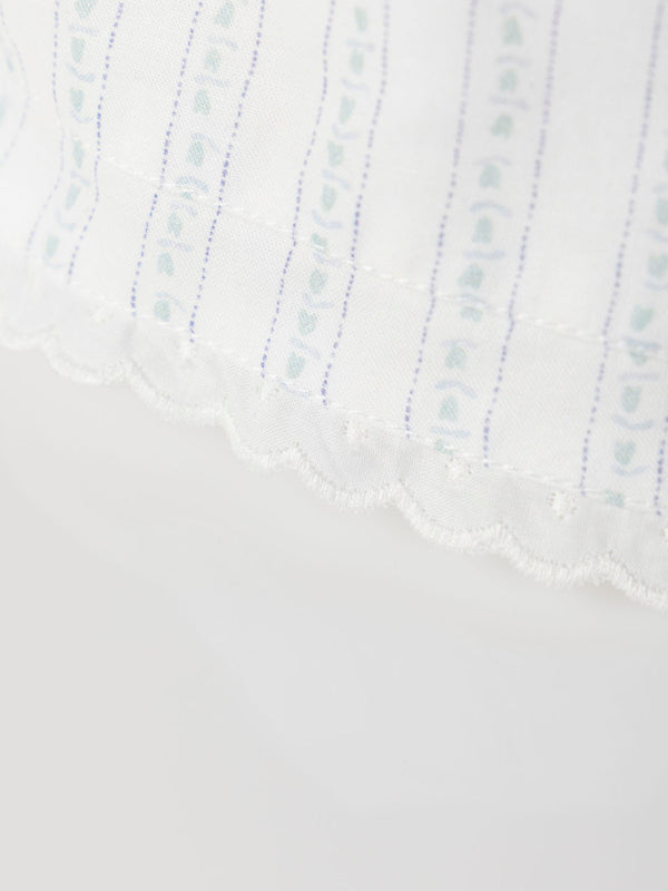 CREAM FLOWER PRINTED HOOD