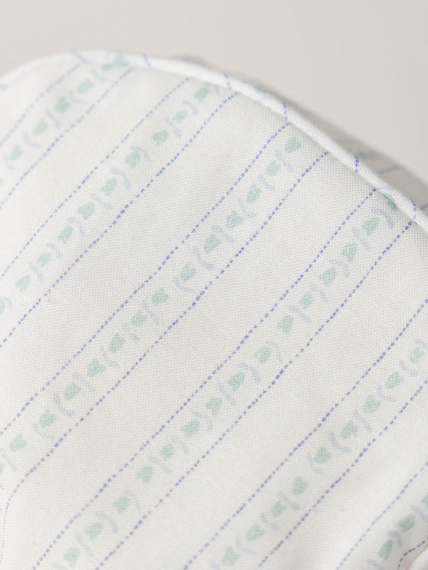 CREAM FLOWER PRINTED HOOD