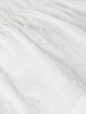 CREAM FLOWER PRINT RUFFLED BLOUSE